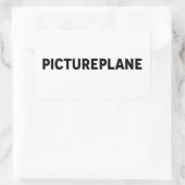 PICTUREPLANE – ロゴ 長方形シール (バッグ)