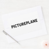 PICTUREPLANE – ロゴ 長方形シール (封筒)