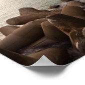 Picturesque Amalfi Coast, Italy Seaside Town ポスター (角)