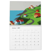 Picturesque rural landscape カレンダー (1月 2027)