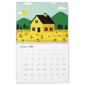 Picturesque rural landscape カレンダー (1月 2027)