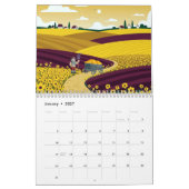 Picturesque rural landscape カレンダー (1月 2027)