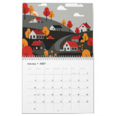 Picturesque rural landscape カレンダー (1月 2027)
