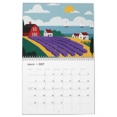 Picturesque rural landscape カレンダー (3月 2027)