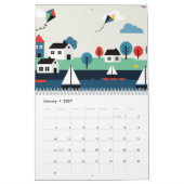 Picturesque rural landscape カレンダー (1月 2027)