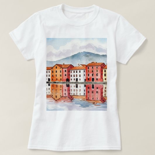 Picturesque town tシャツ (デザイン正面)