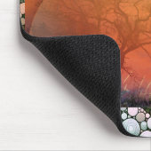 Picturesque Trees Are Poems Earth Writes Upon Sky マウスパッド (コーナー)