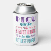 PICUナースで最も小さなハート 缶クーラー (缶裏面)