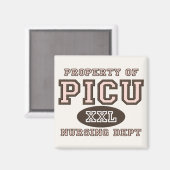 PICU看護部磁石の特性 マグネット (正面/裏面)