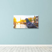 pidgeon キャンバスプリント (インサイチュ (ウッドフロア))