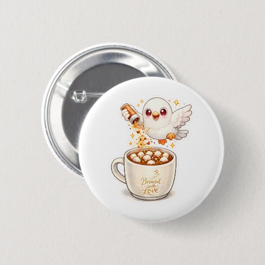 pidgyのコーヒーギッターv1 缶バッジ (正面&裏面)