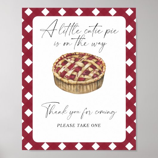 Pie - お越しいただきありがとうございます ポスター (正面)