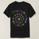 Pie Day for Boys Numbers Graphic Tee Tシャツ (デザイン正面)