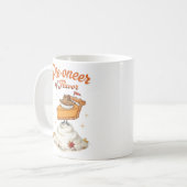 Pie-oneer of Flavor - Pumpkin Pie Thanksgiving コーヒーマグカップ (正面左)