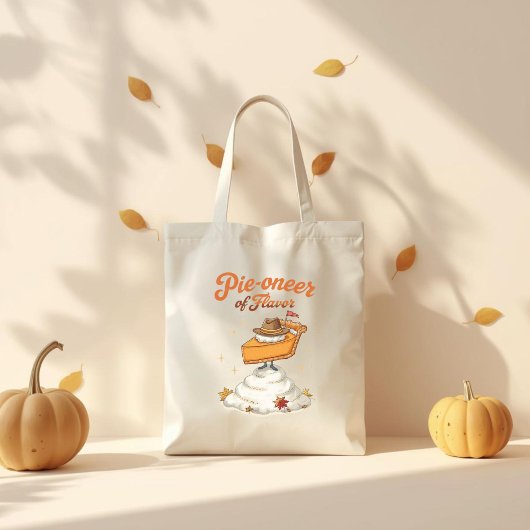 Pie-oneer of Flavor - Pumpkin Pie Thanksgiving トートバッグ