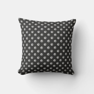 `Pie Polkadot" ブラックトーン グレー クッション