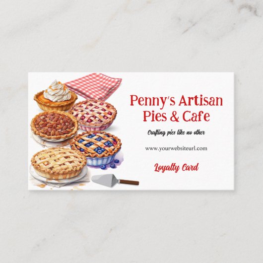 Pie Shoppe ロイヤリティカード (正面)