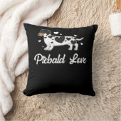 Piebaldのダックスフントの犬のオーナーのギフト クッション (ブランケット)