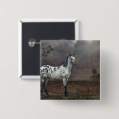 Piebaldの馬1653年 缶バッジ (正面&裏面)