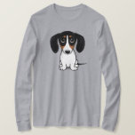 Piebald Dachshandかわいい子犬のTシャツ Tシャツ<br><div class="desc">かわいい漫画の犬のシャツ。ブラック&タンPiebald Dachshund。ドキシ素晴らしー愛好家への贈り物！</div>