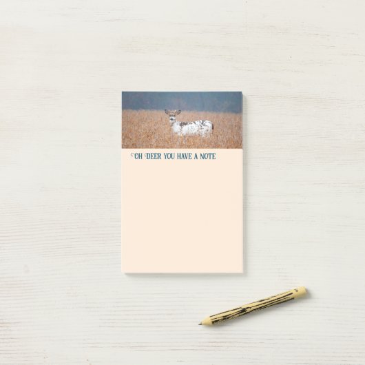 Piebald Deerの写真 ポストイット (デスク上)