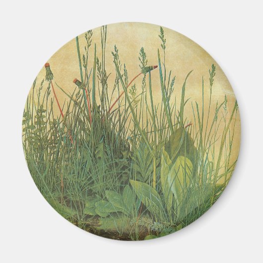 Piece of 素晴らし Turf by Albrecht Durer,ヴィンテージ・アート マグネット (正面)