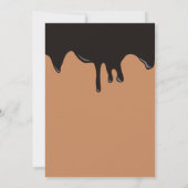 Piece of Cake Invite 1st  First Birthday Cute 招待状 (裏面)