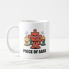 Piece of Sass Mug – Bold & Funny Puzzle Lover Gift コーヒーマグカップ