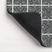 PiecedLayeredは6x6 BandWをタイルを張ります マウスパッド (コーナー)