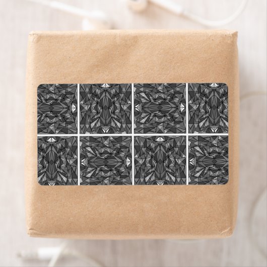 PiecedLayered 2x2 BandW ラベル (インサイチュ)