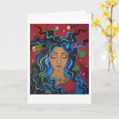 Piecesグリーティングカードの検索 カード (黄色い花)