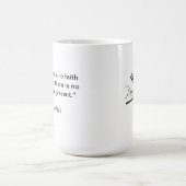 PIeceWellQuote コーヒーマグカップ (中央)