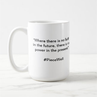 PIeceWellQuote コーヒーマグカップ