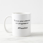 PieceWellQuote コーヒーマグカップ (左)