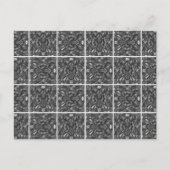 PiechedLayered 2x2 BandW ポストカード (正面)