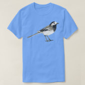 Pied wagtail tシャツ (デザイン正面)