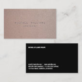 PIEDRA PROFESIONAL ELEMEGANTE MODERNO SIMPLE 名刺 (正面/裏面)