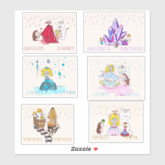 Piedras natales シール