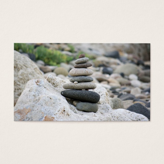 Piedras zen en la playa de Almería (正面)