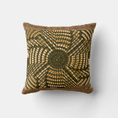 Piegans -アメリカ人のMoJoの枕 クッション (裏面)