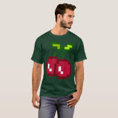 Piel Cherries 80s Video Game Halloween Costume Eas Tシャツ (正面フル)