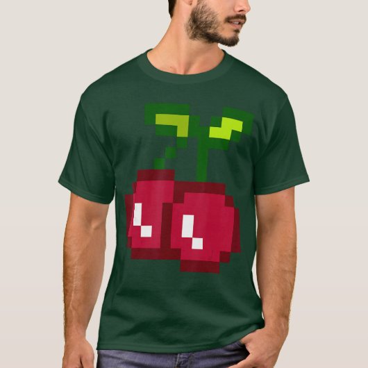Piel Cherries 80s Video Game Halloween Costume Eas Tシャツ (正面)