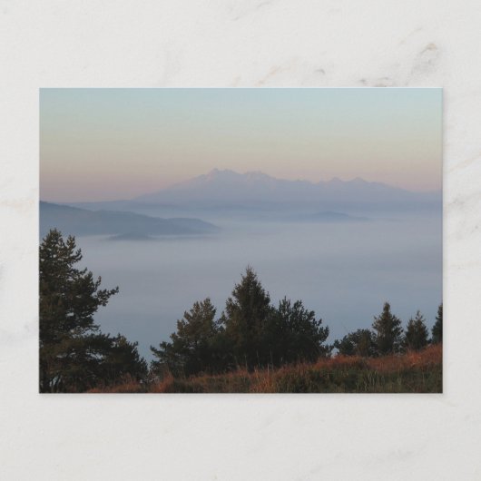 Pieninyからのタラスビュー ポストカード (正面)