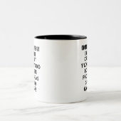 PIENSA EN GRANDE REGALO PERSONALIZADO PARA(NOMBRE) ツートーンマグカップ (中央)