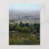 Pienzaの景色 ポストカード (正面)