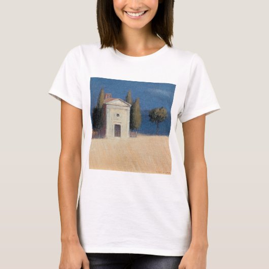 Pienza II 2012年の近くのチャペル Tシャツ (正面)