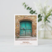 Pienza, Tuscany - Doors of the World Postcard ポストカード (スタンド正面)