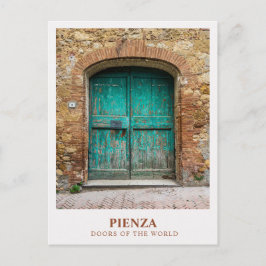 Pienza, Tuscany - Doors of the World Postcard ポストカード