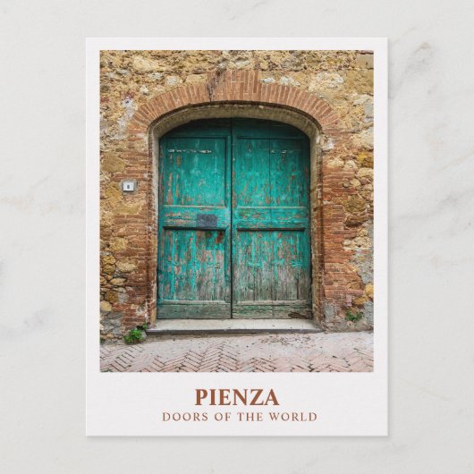 Pienza, Tuscany - Doors of the World Postcard ポストカード (正面)