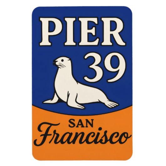 Pier 39フレキシブルフォトマグネット マグネット (縦)